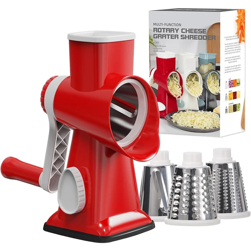 Rotary Vegetable Slicer and Cheese Grater