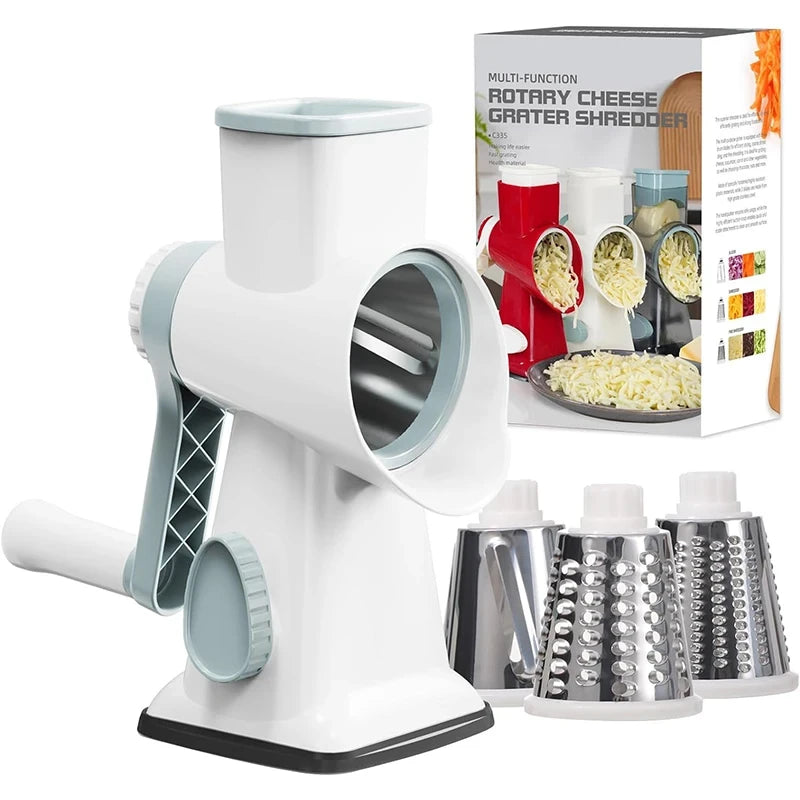 Rotary Vegetable Slicer and Cheese Grater